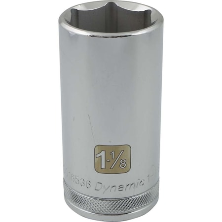 Dynamic 1/2" Drive, 1-1/8" SAE Socket, 6 Points D016536